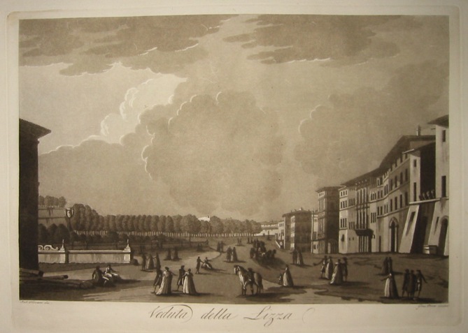 Pera Giuseppe Veduta della Lizza 1801-1803 Firenze